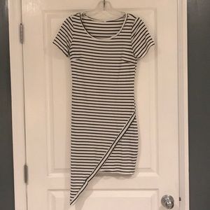 Super fitted asymmetrical dress